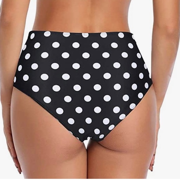 High Waisted Bikini Bottoms, Size Small - Picture 4 of 11